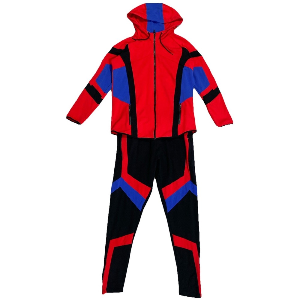 SUPERX Parker Spider-Man Hoodie & Pants Men's XXL Full Zip Training Gym